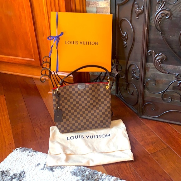 LOUIS VUITTON Graceful PM Damier Ebene Shoulder Bag it’s like new - Picture 2 of 13